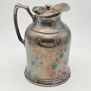 Vintage Wear-Brite Pitcher Grand Silver Co. Hotel Creamer Silver plate Victorian